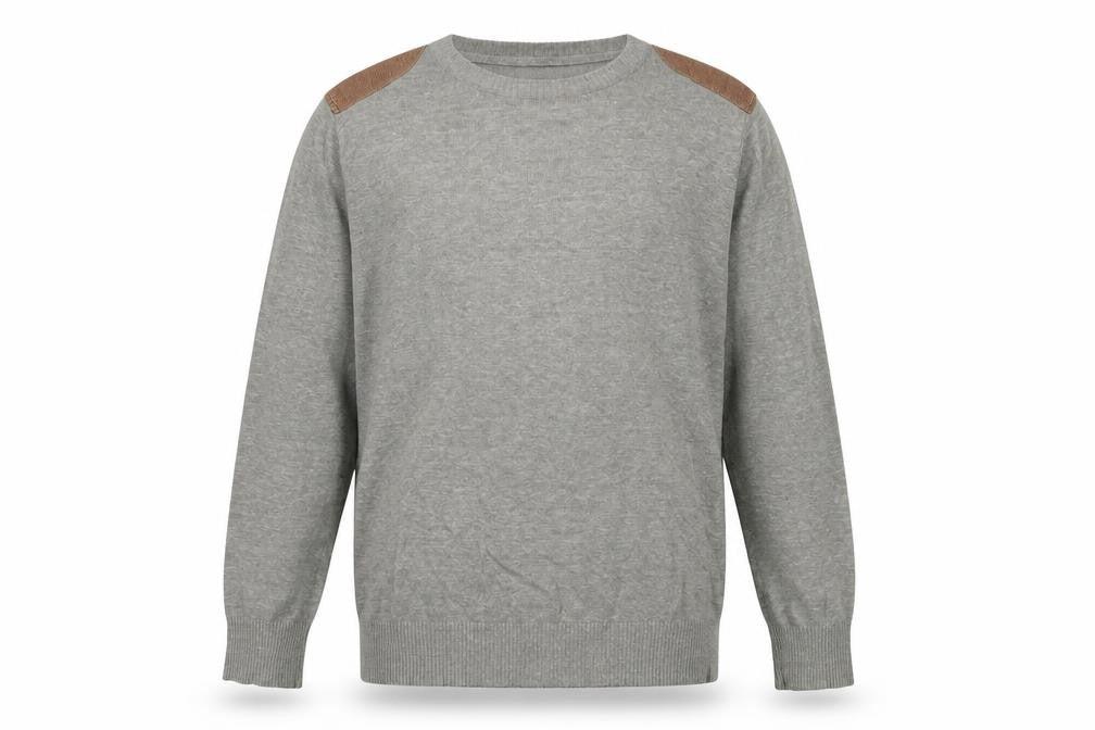 Brave Soul Men's Grey XL Pullover Jumper