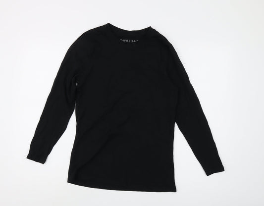 JD Williams Women's Black Long Sleeve T-Shirt Size 8