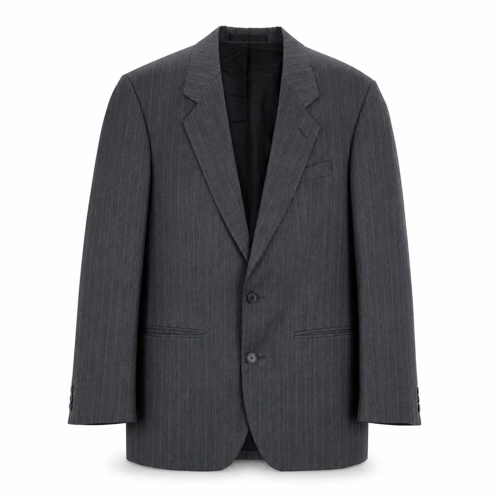 Marks and Spencer Men's Grey Striped Blazer 36R
