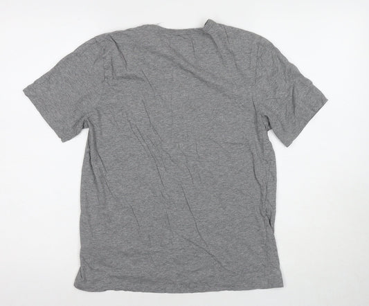 Hugo Boss Men's Grey M Crew Neck Short Sleeve T-Shirt