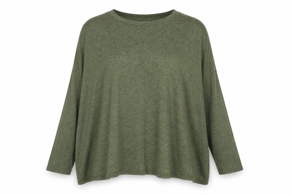 Naked Soul Women's Green 3/4 Sleeve Top - M