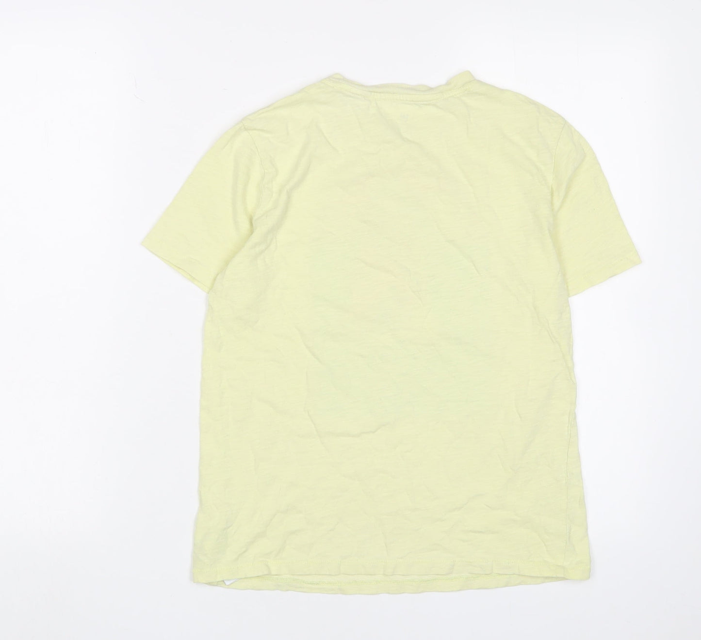 GAP Boys Yellow Graphic T-Shirt XL - Fun Shark Design