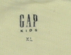 GAP Boys Yellow Graphic T-Shirt XL - Fun Shark Design