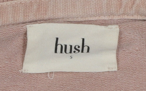 Hush Women's Pink Pullover Sweatshirt, Size S