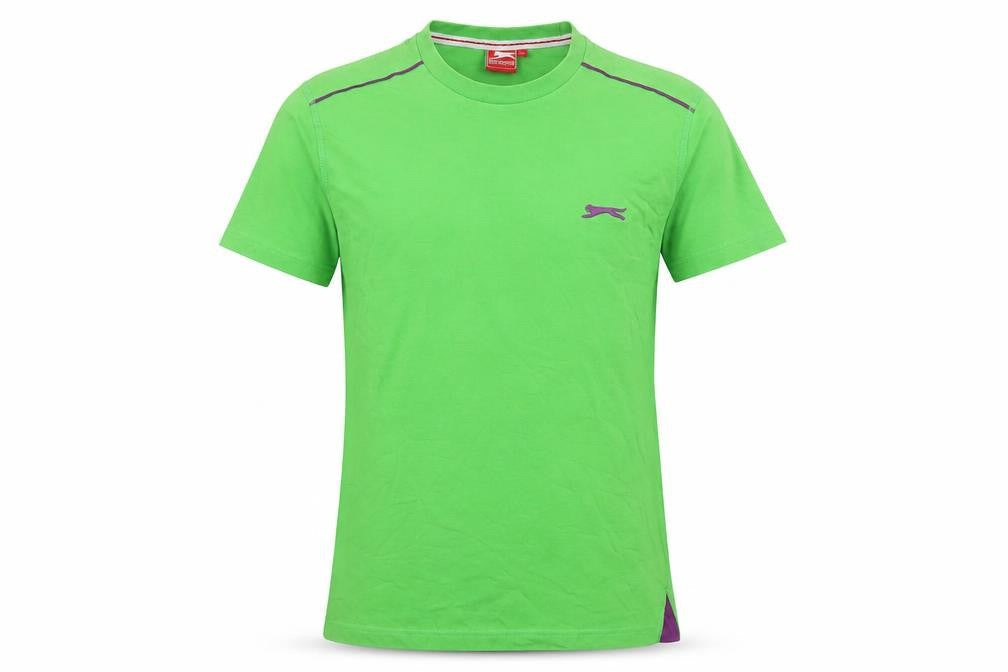 Mens UK Size XS Slazenger Green  Cotton T-Shirt