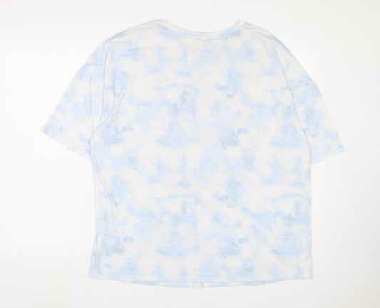 Nickelodeon Women’s Blue 90s T-Shirt Size 16
