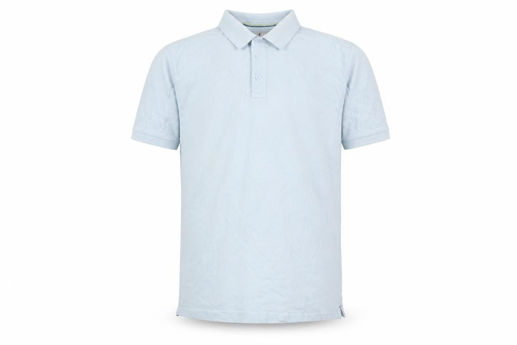 Larsson & Co Blue Men's Polo Shirt L Short Sleeve Cotton