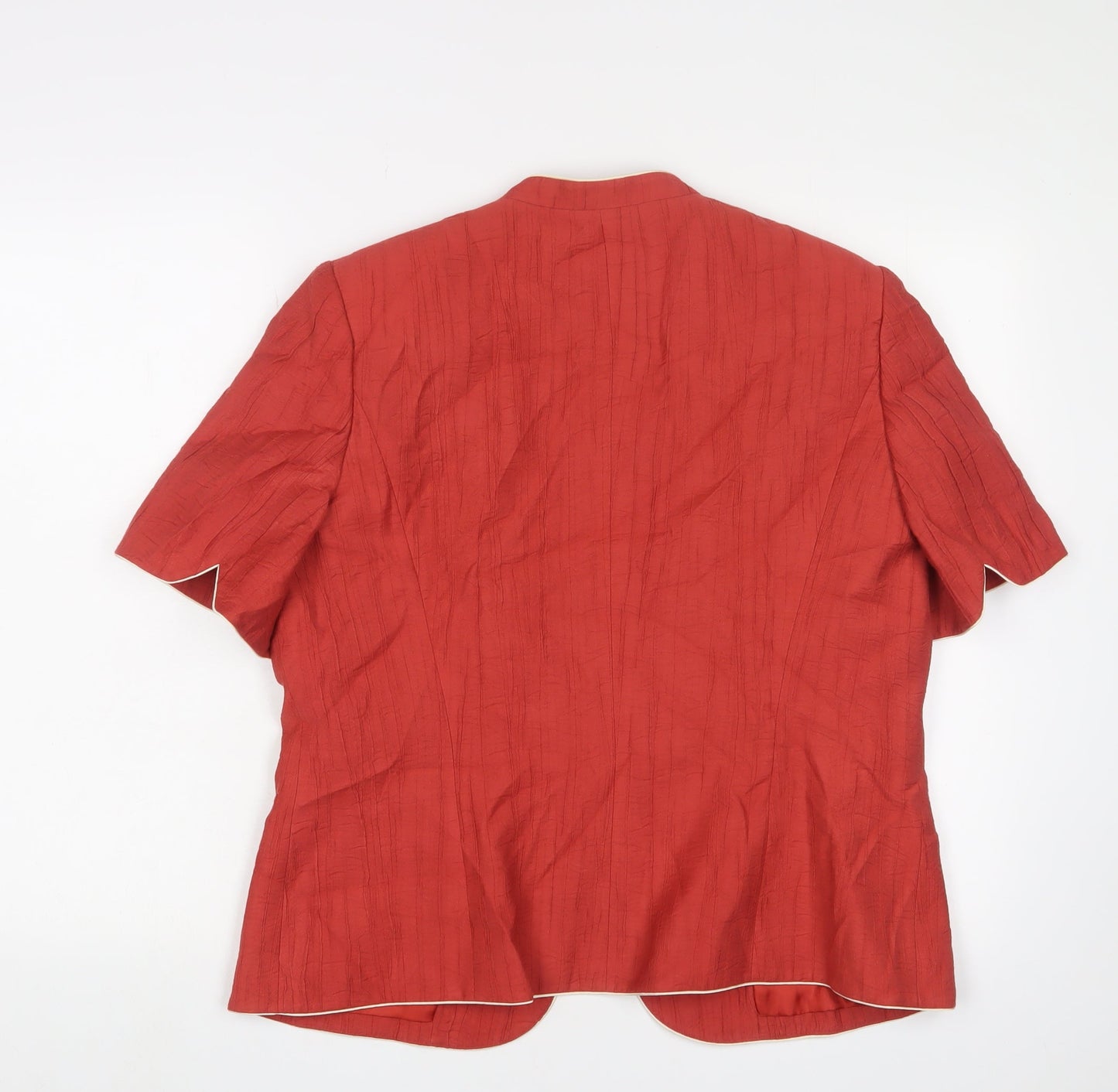 Jacques Vert Women's Red Blazer UK 16