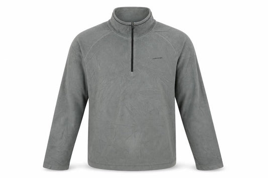 Mens UK XL Regular Craghoppers Grey 1/2 Zip Sweatshirt