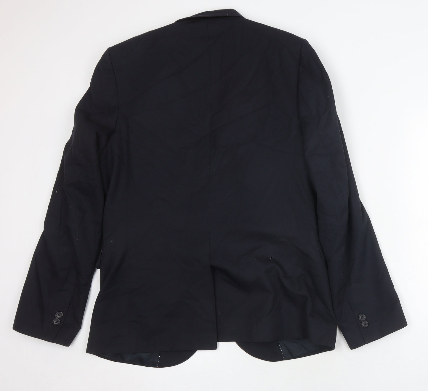 Moss London Men's Black Blazer Size M Slim Fit