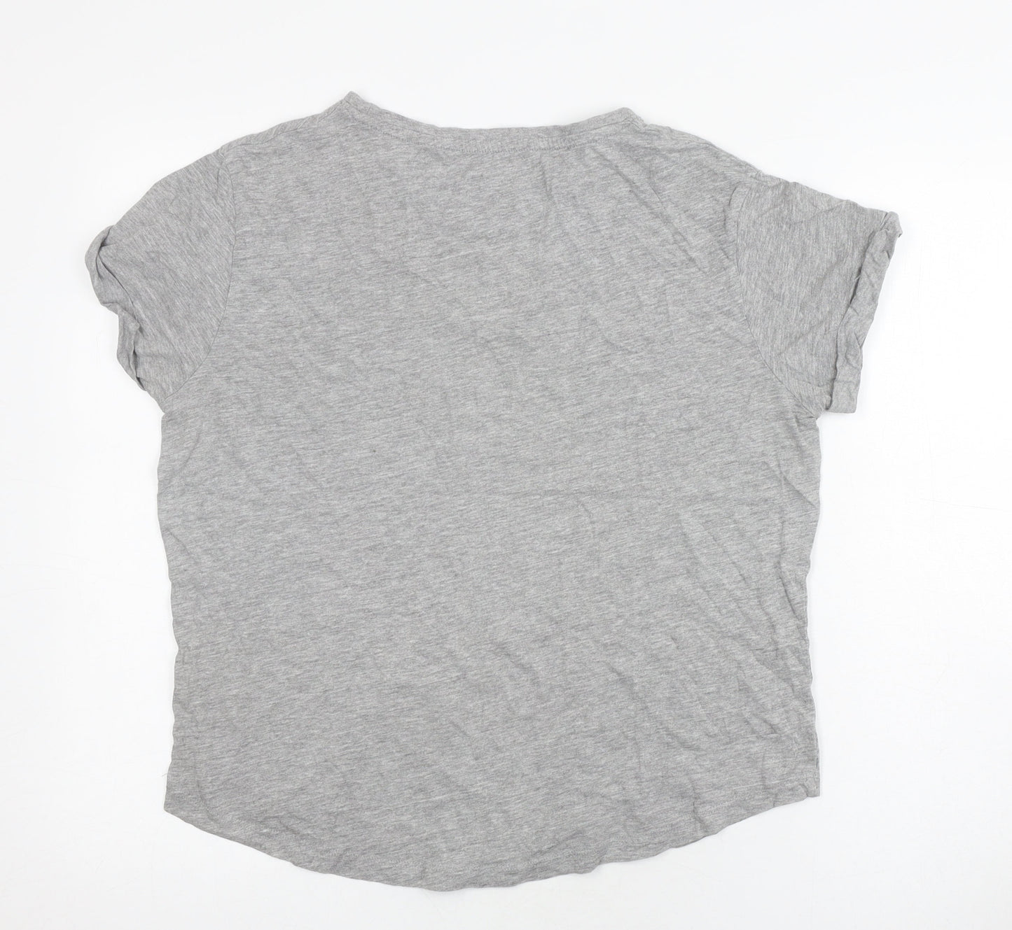 Wonder Woman Women's Grey T-Shirt Size 10 Comic Style