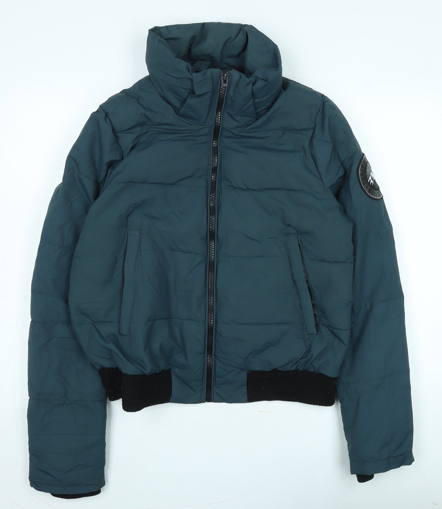 Superdry Unisex Blue Bomber Jacket, L - Winter Casual Style