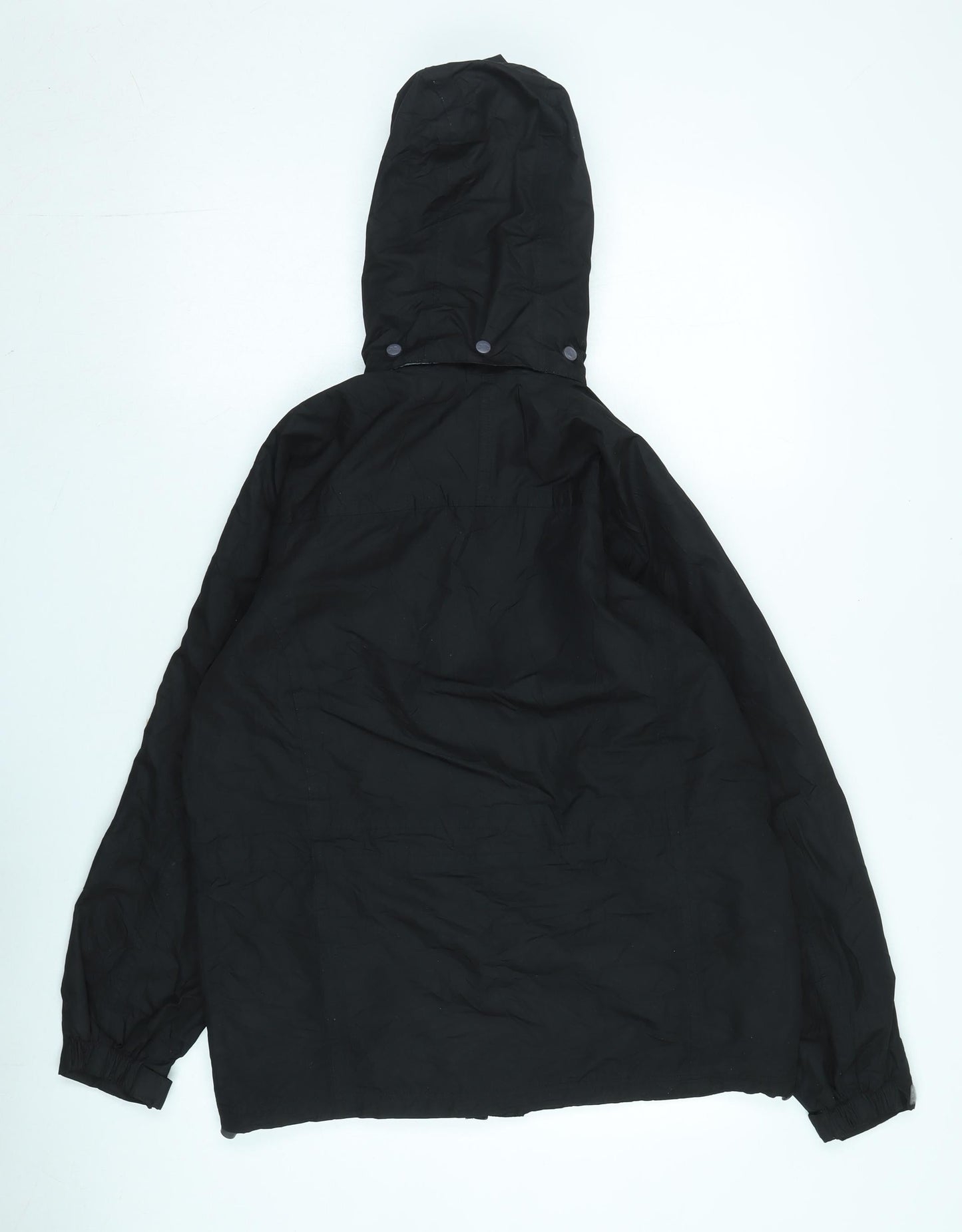 Trespass Unisex Black XS Regular Fit Outdoor Raincoat