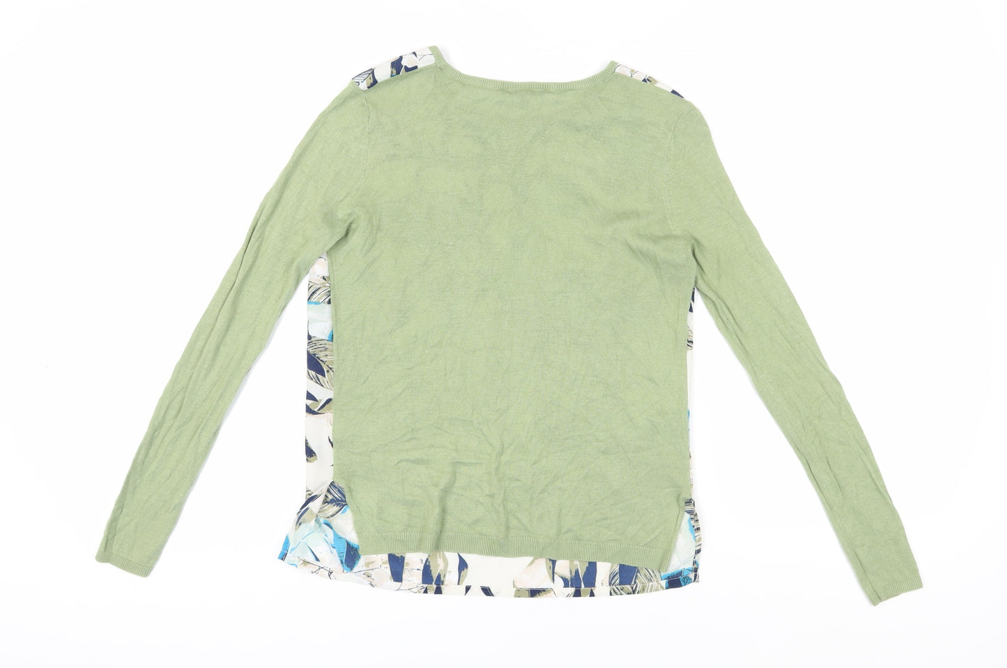 Warehouse Women's Floral Multicoloured Long Sleeve Top S