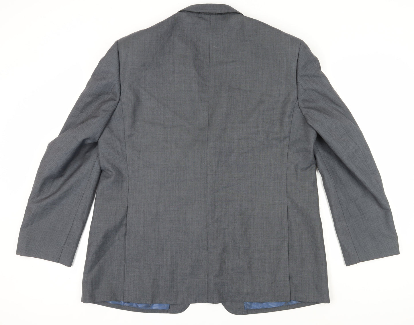 Marks and Spencer Men's Grey Blazer, 48R, Wool, Formal