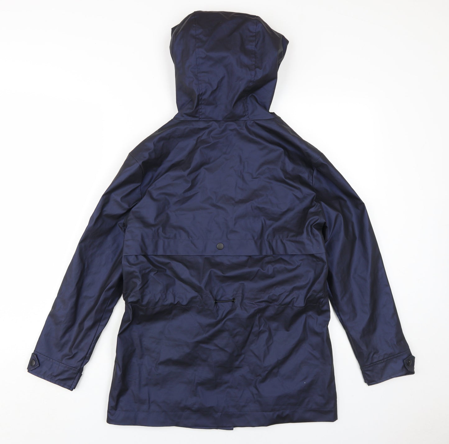 Next Women's Blue Parka Jacket, Hooded, Size 8P