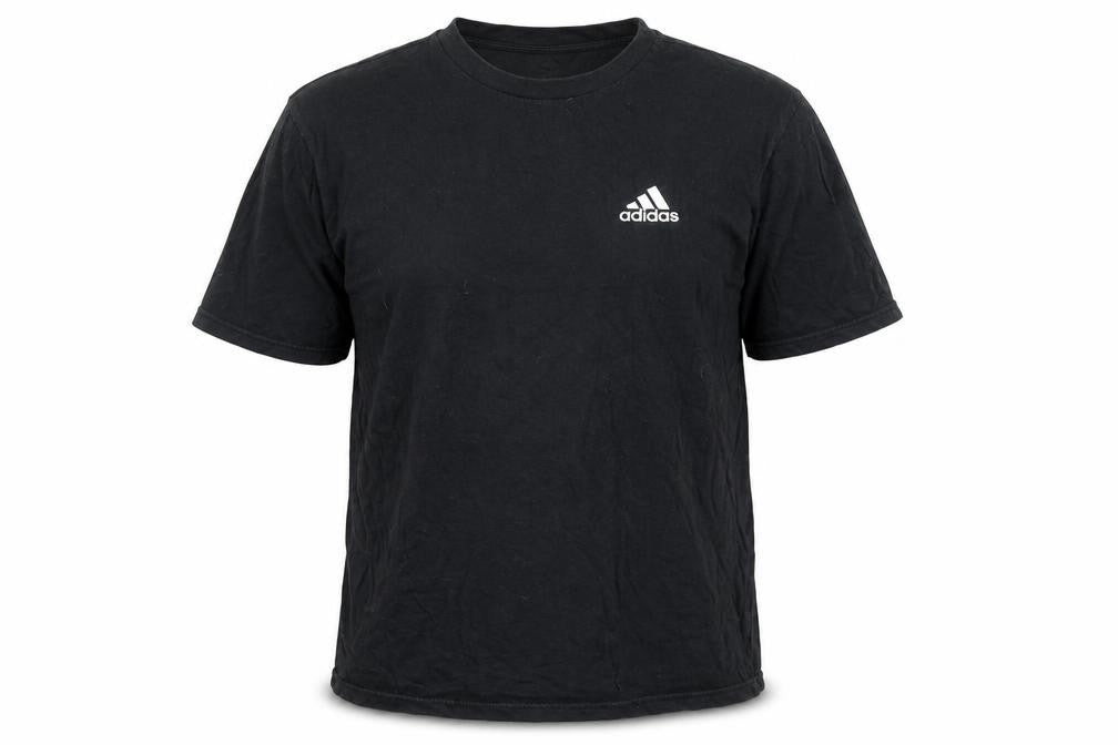 Mens UK Size M adidas Black  Cotton T-Shirt