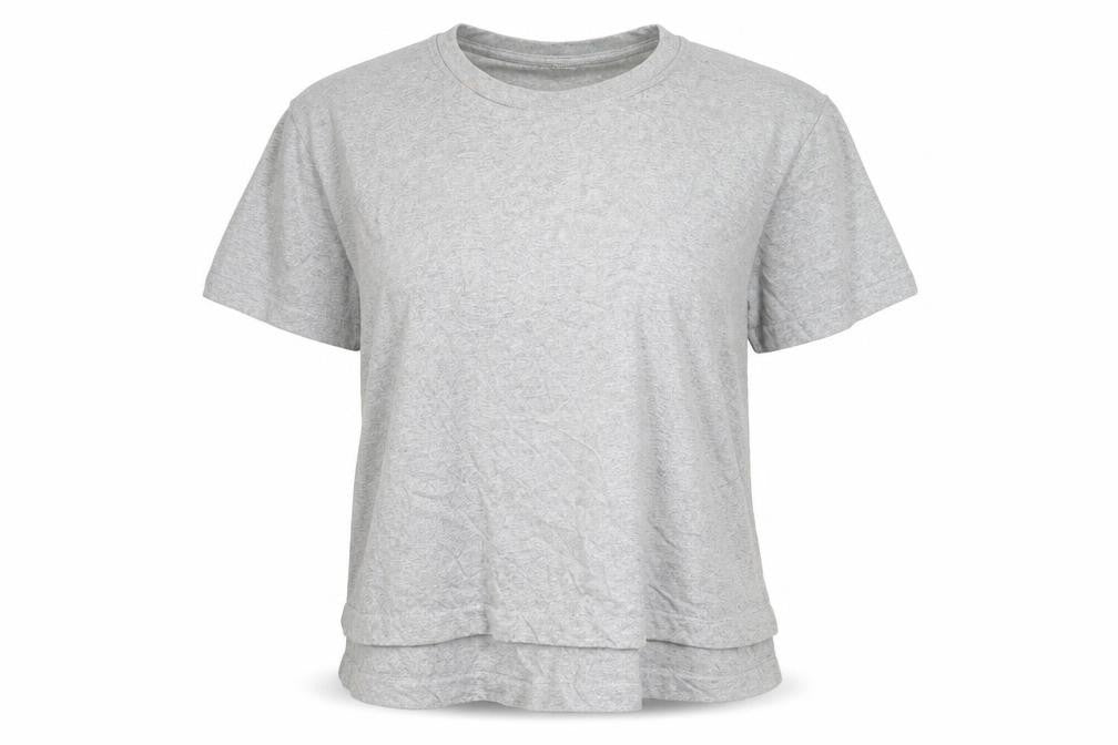 Womens UK Size 12 French Connection Grey 100% Cotton T-Shirt
