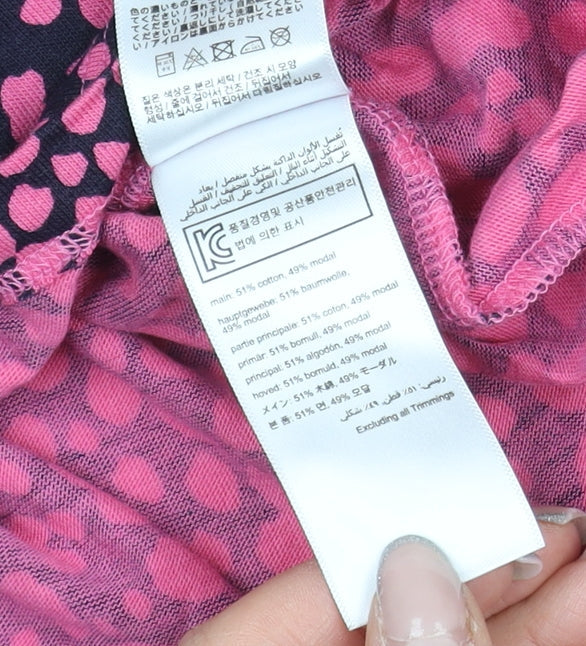 Joules Women's Pink Animal Print Blouse Size 10