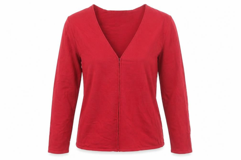 Womens UK Size 4 Karen Millen Red Viscose Blend Blouse