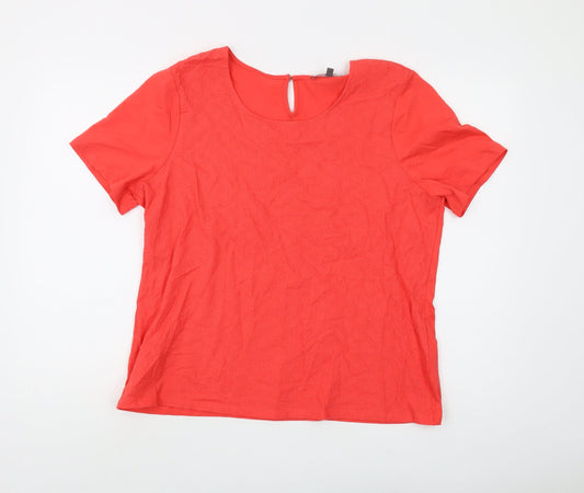 Laura Ashley Red Women's Basic Blouse