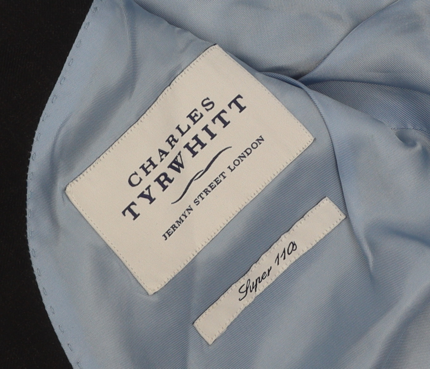 Charles Tyrwhitt Black Wool Blazer for Men - Size 40 R