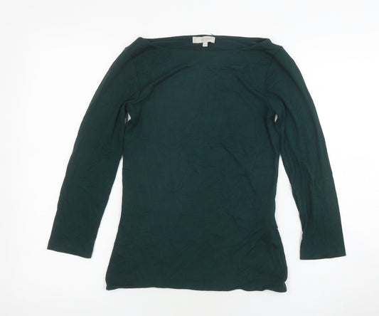 Hobbs Women's Green Basic Blouse, XS