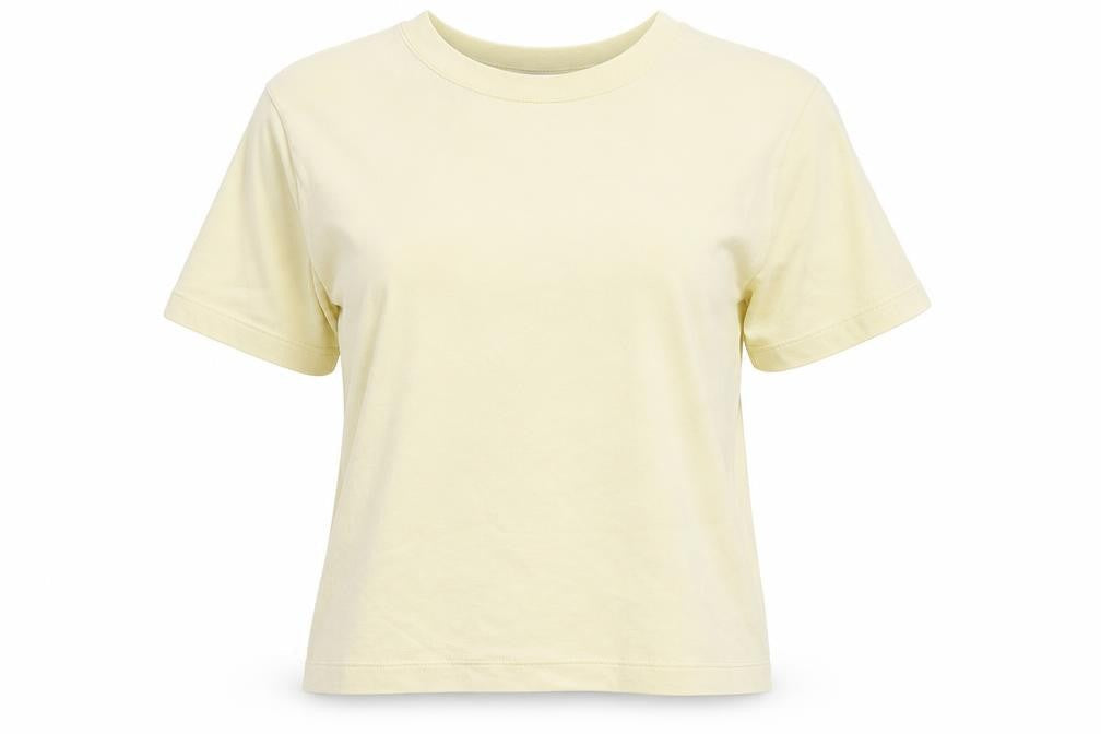 Womens UK Size XS Mint Velvet Beige 100% Cotton T-Shirt