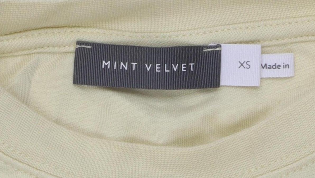 Mint Velvet Women's Beige XS Basic T-Shirt