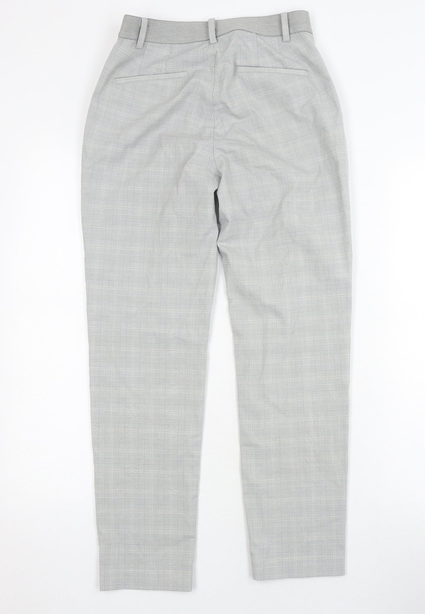 Uniqlo Women's Grey Check Dress Pants - Size S