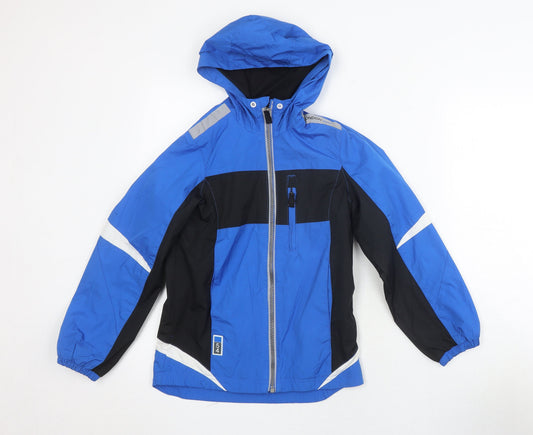 London Fog Boys Blue Ski Jacket, S, Waterproof, Winter Ready