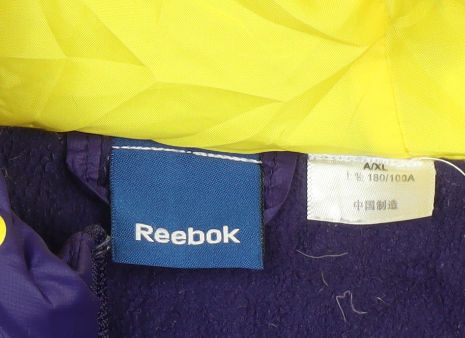 Reebok Men's Purple Puffer Jacket XL