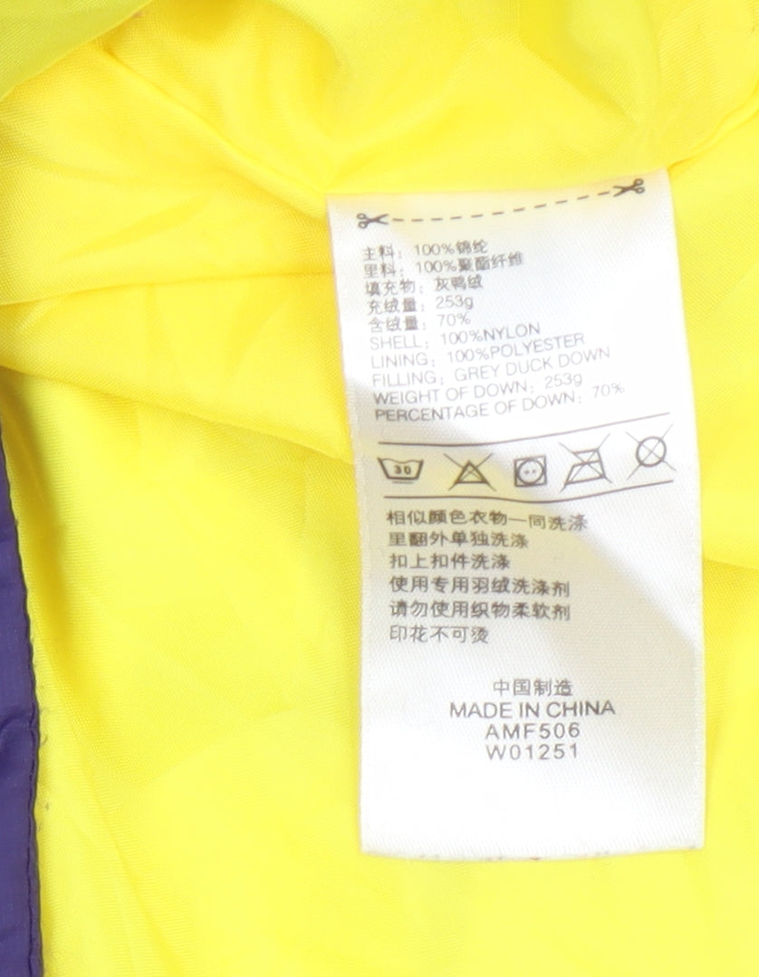 Reebok Men's Purple Puffer Jacket XL
