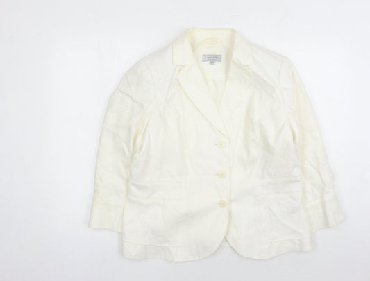 Marks and Spencer Women's Ivory Blazer Size 16