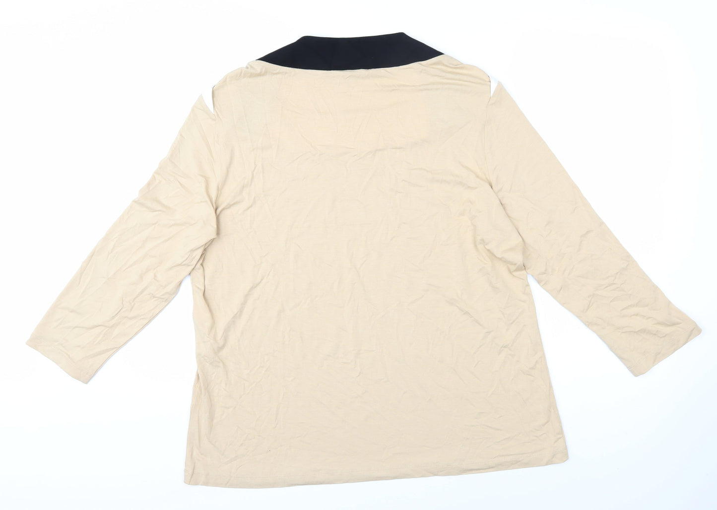 Adolfo Dominguez Beige Blouse, Women's L, Classic Style
