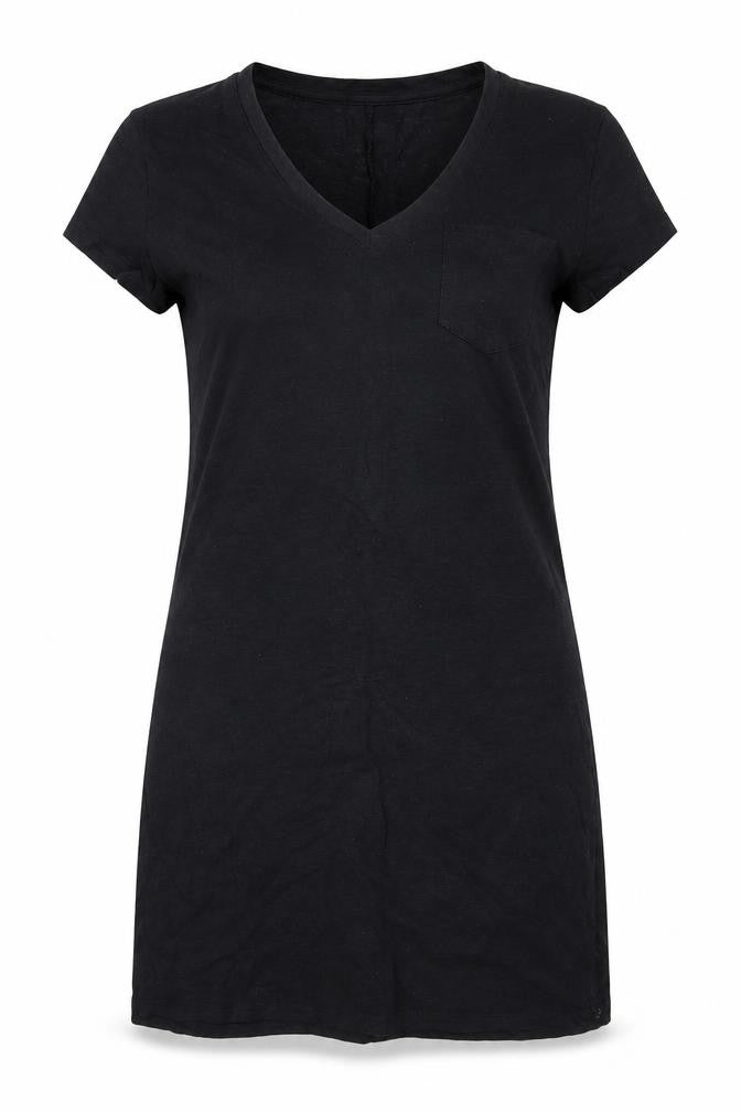 Womens UK Size S Gap Black 100% Cotton T-Shirt