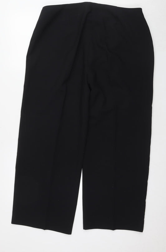 Amanda Roth Women's Black Dress Trousers, Size 18