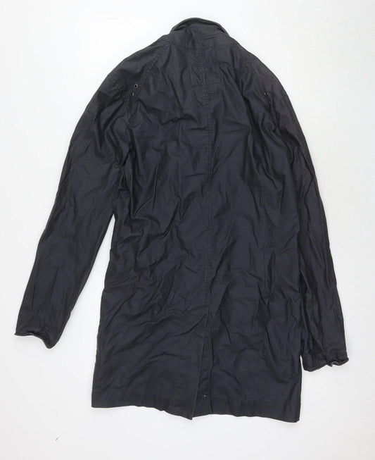 River Island Women's Black Trench Coat Size S