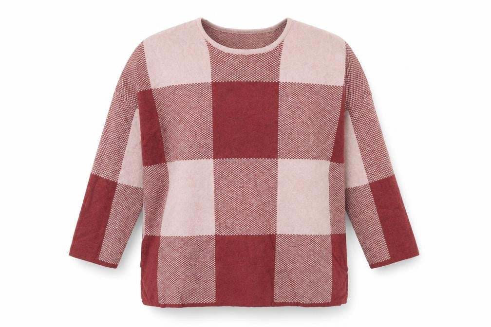 Max Studio Women’s Multicoloured Check Pullover S
