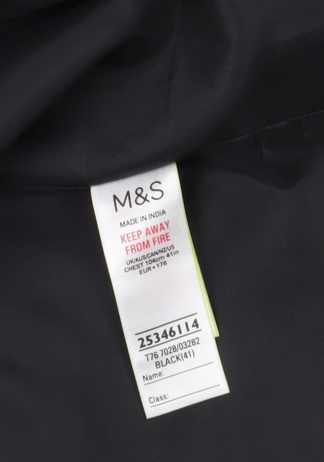 Marks and Spencer Black Men's Blazer Size 41R