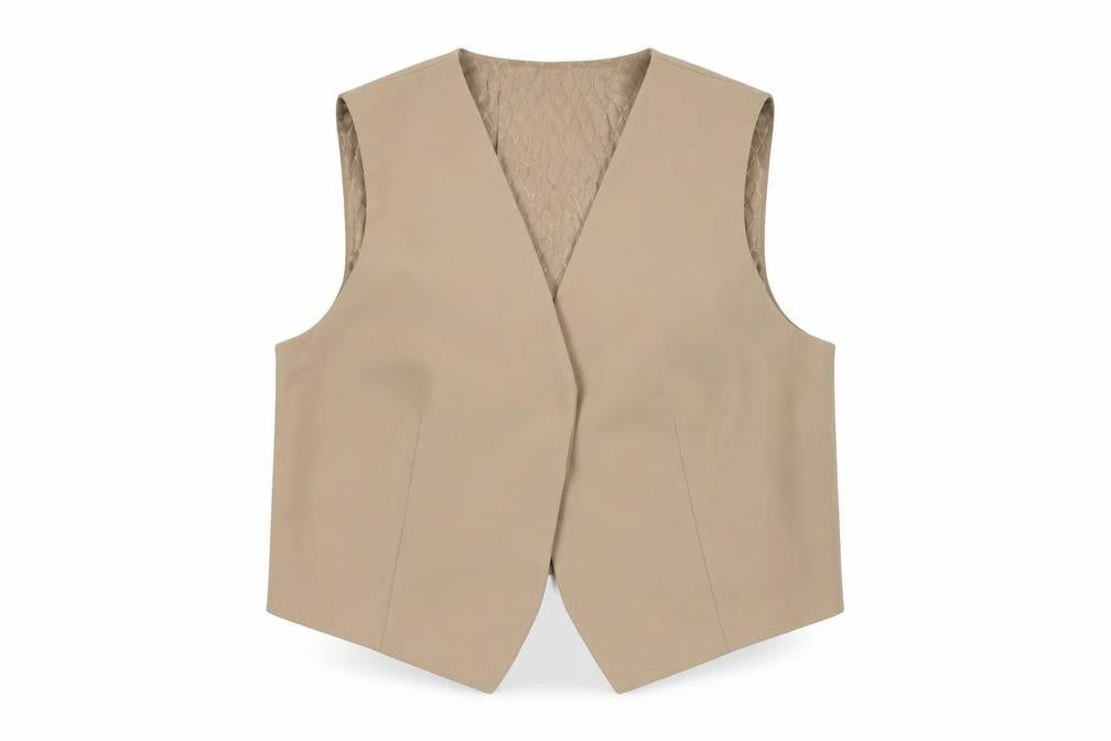 Marks and Spencer Women's Beige Regular Fit Waistcoat Suit