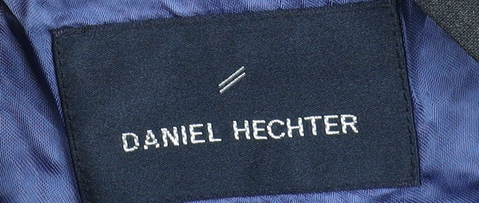 Daniel Hechter Men's Black Single-Breasted Blazer 38