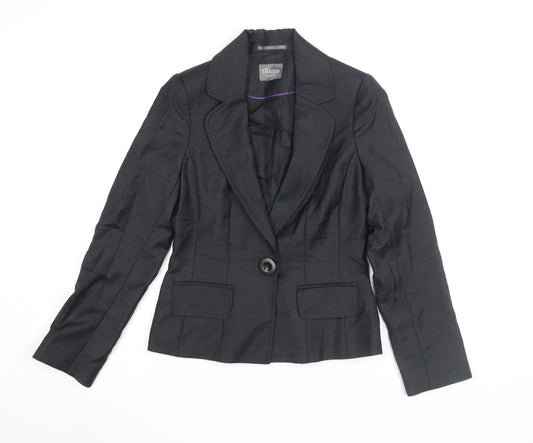 TM Lewin Women's Black Suit Jacket Size 10 Business