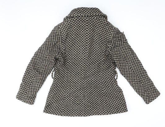 Marks and Spencer Women's Black Pea Coat Size 14