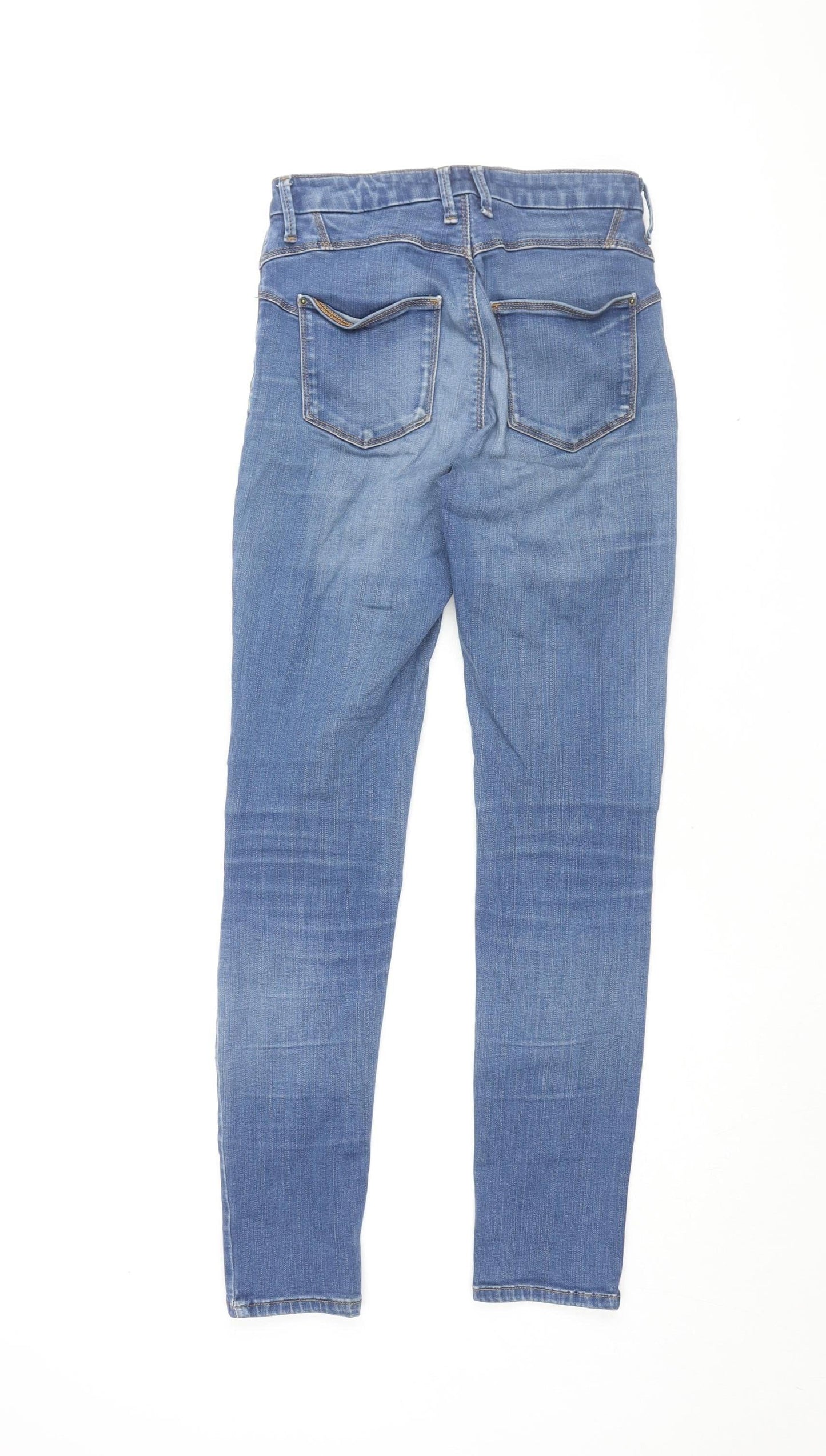 Marks and Spencer Women's Blue Skinny Jeans, Size 8
