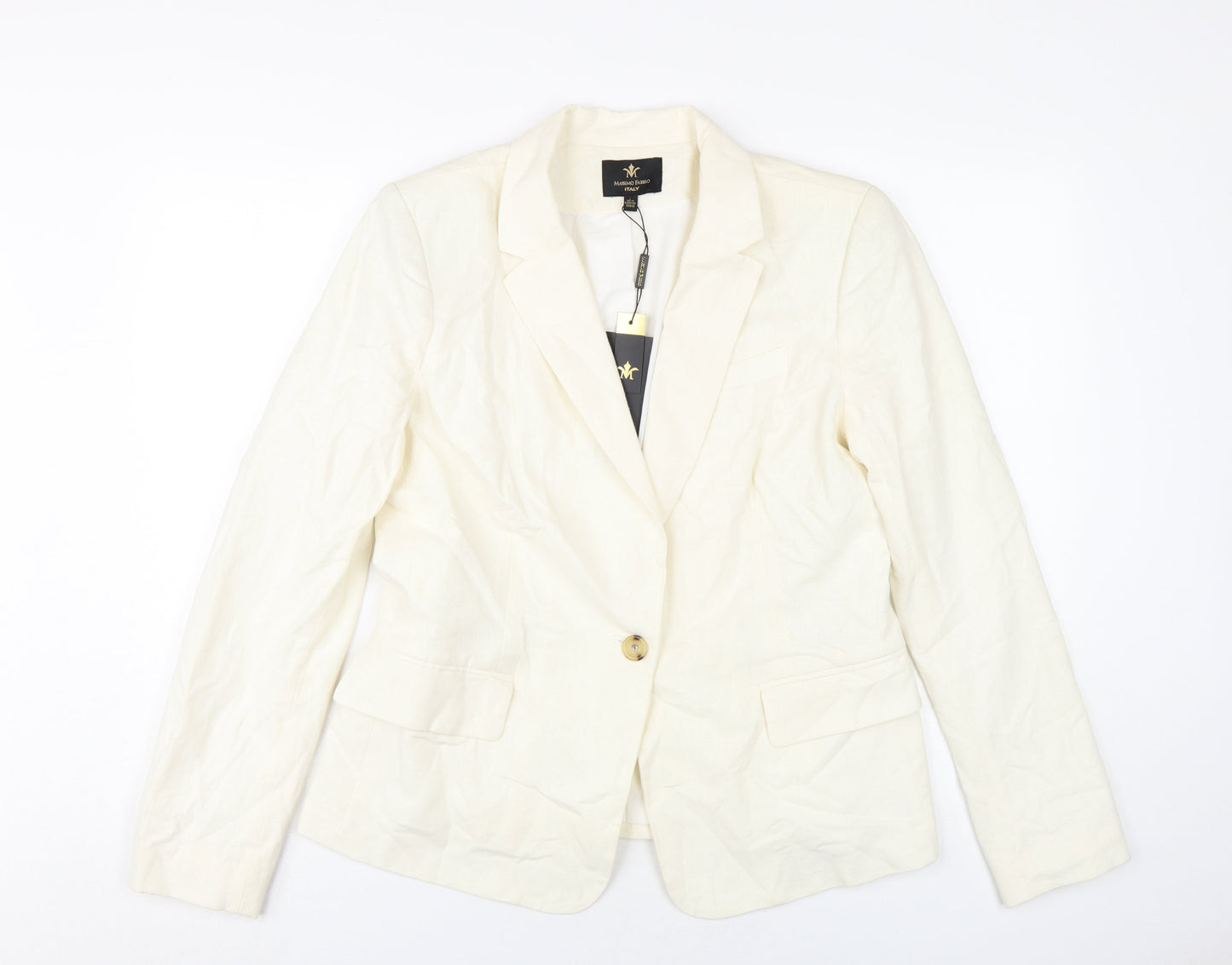 Massimo Fabbro Women's Ivory Blazer Size 14