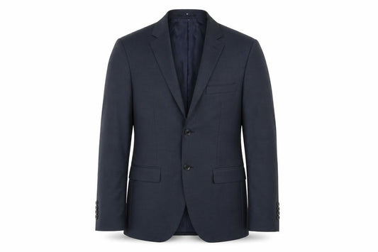 Mens 42 Chest Regular JACK & JONES Blue Two-Button Blazer