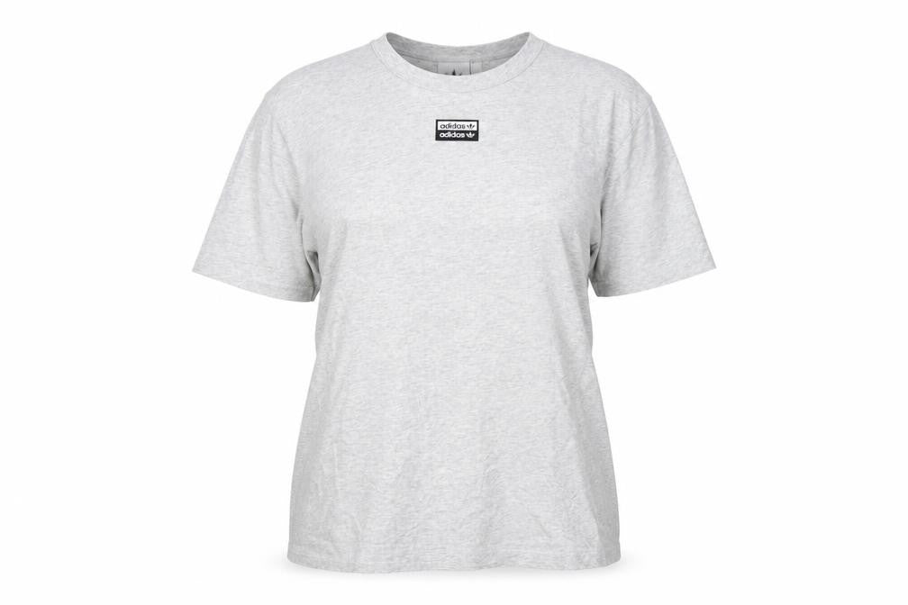 Unisex Adultss UK Size M adidas Grey 100% Cotton T-Shirt