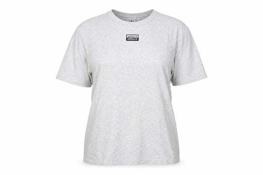 Unisex Adultss UK Size M adidas Grey 100% Cotton T-Shirt