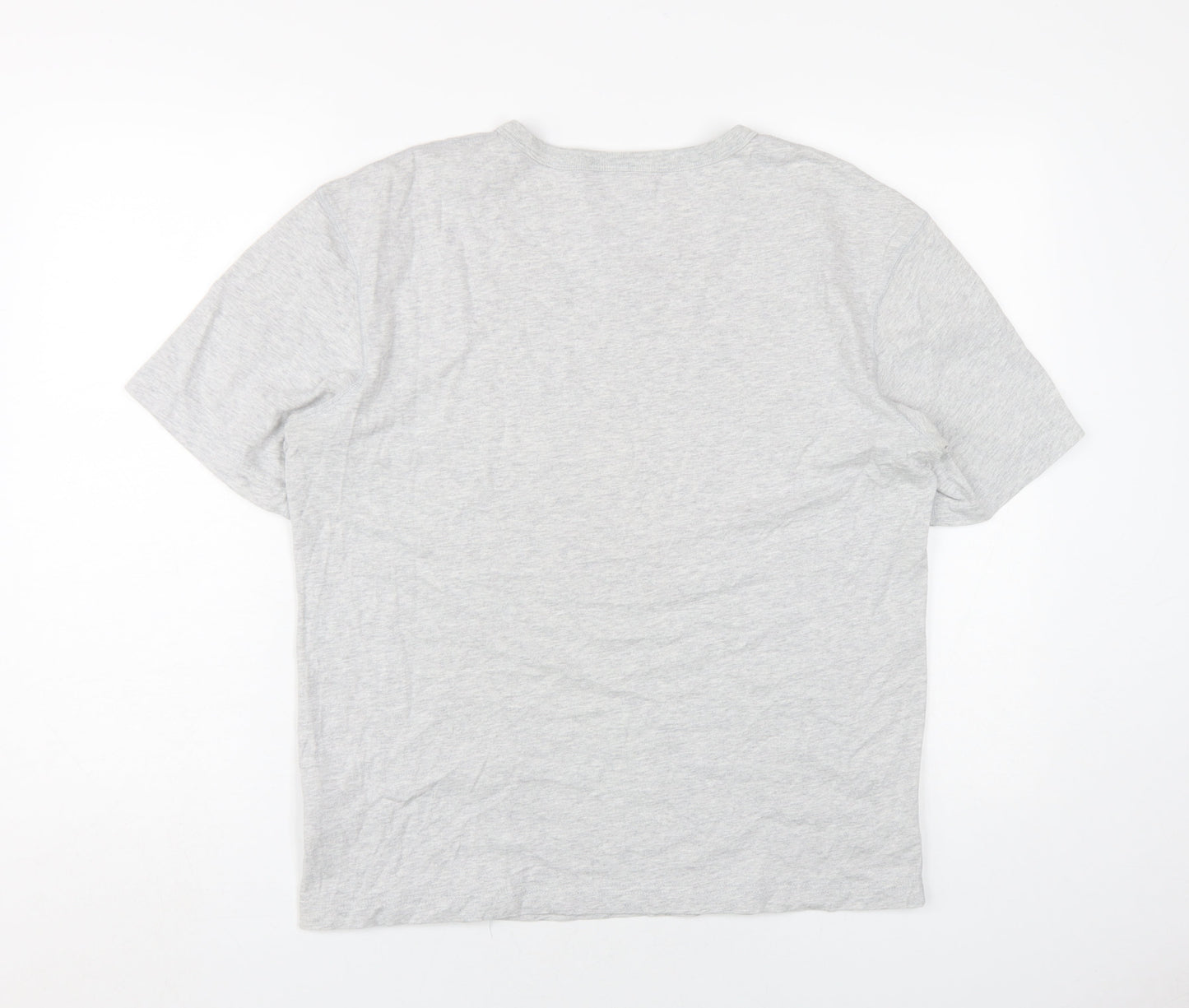 Adidas Unisex Grey T-Shirt M Crew Neck Casual